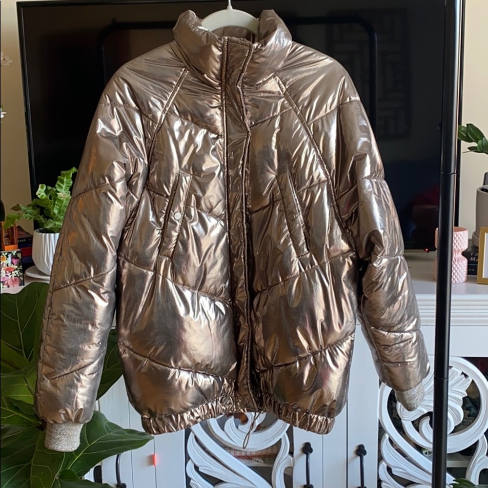 H&M Gold Puffer